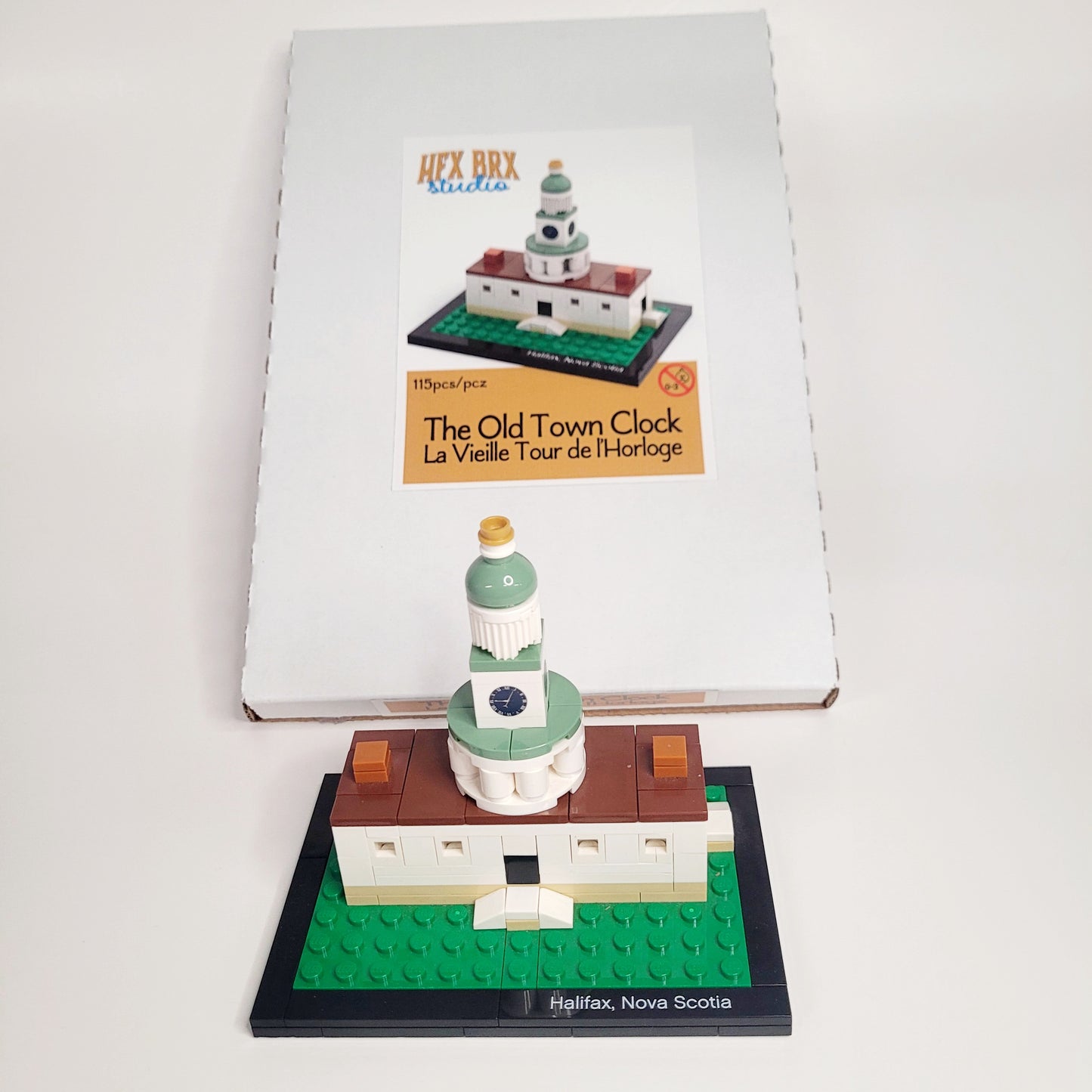 Halifax Old Town Clock building block set