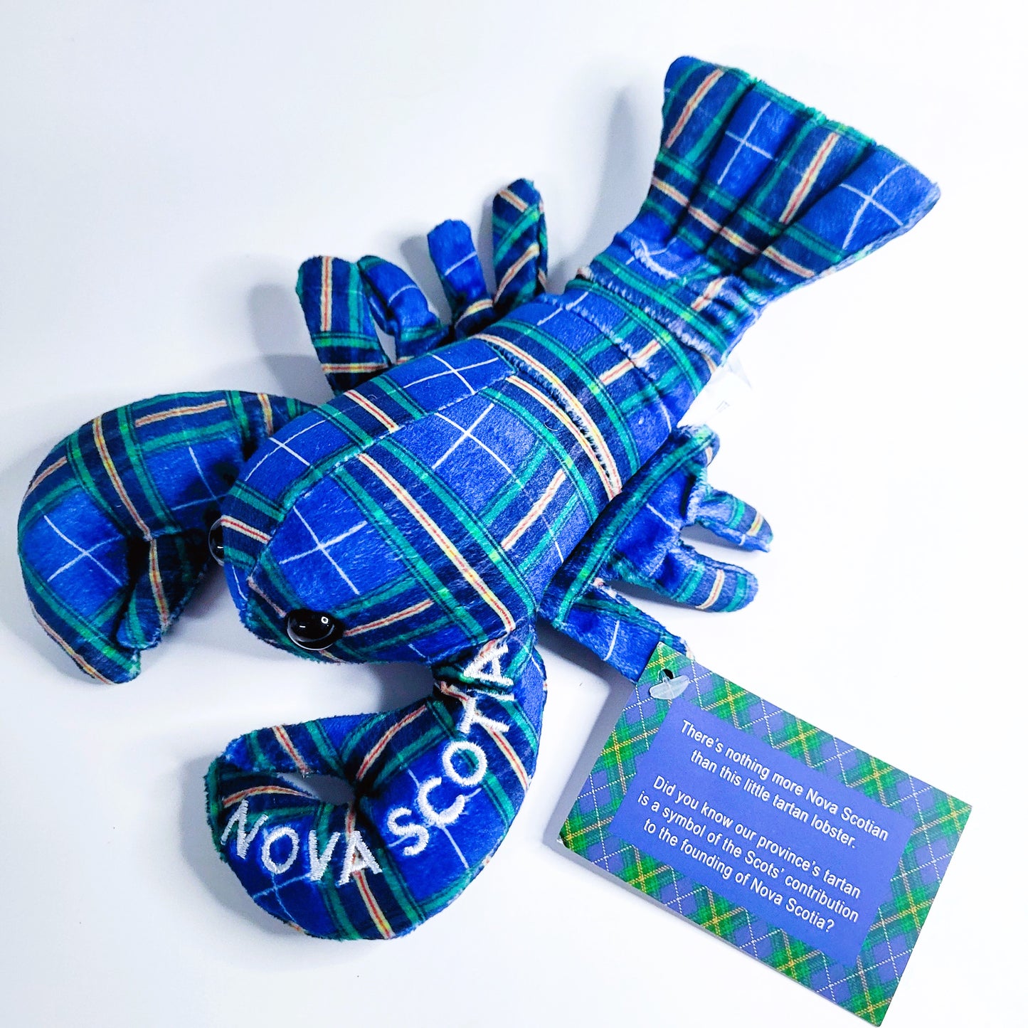 Plush NS Tartan Lobster 9"