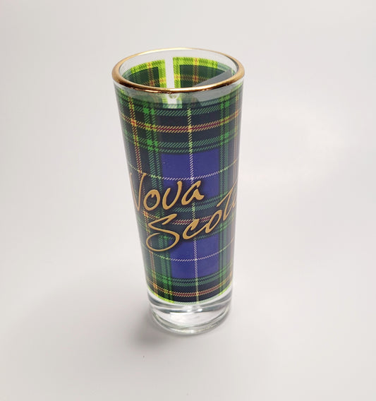 NS Tartan Shooter Glass