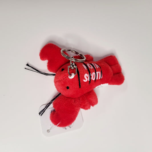 Plush Nova Scotia Lobster Keychain