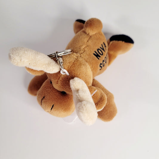 Plush Nova Scotia Moose Keychain
