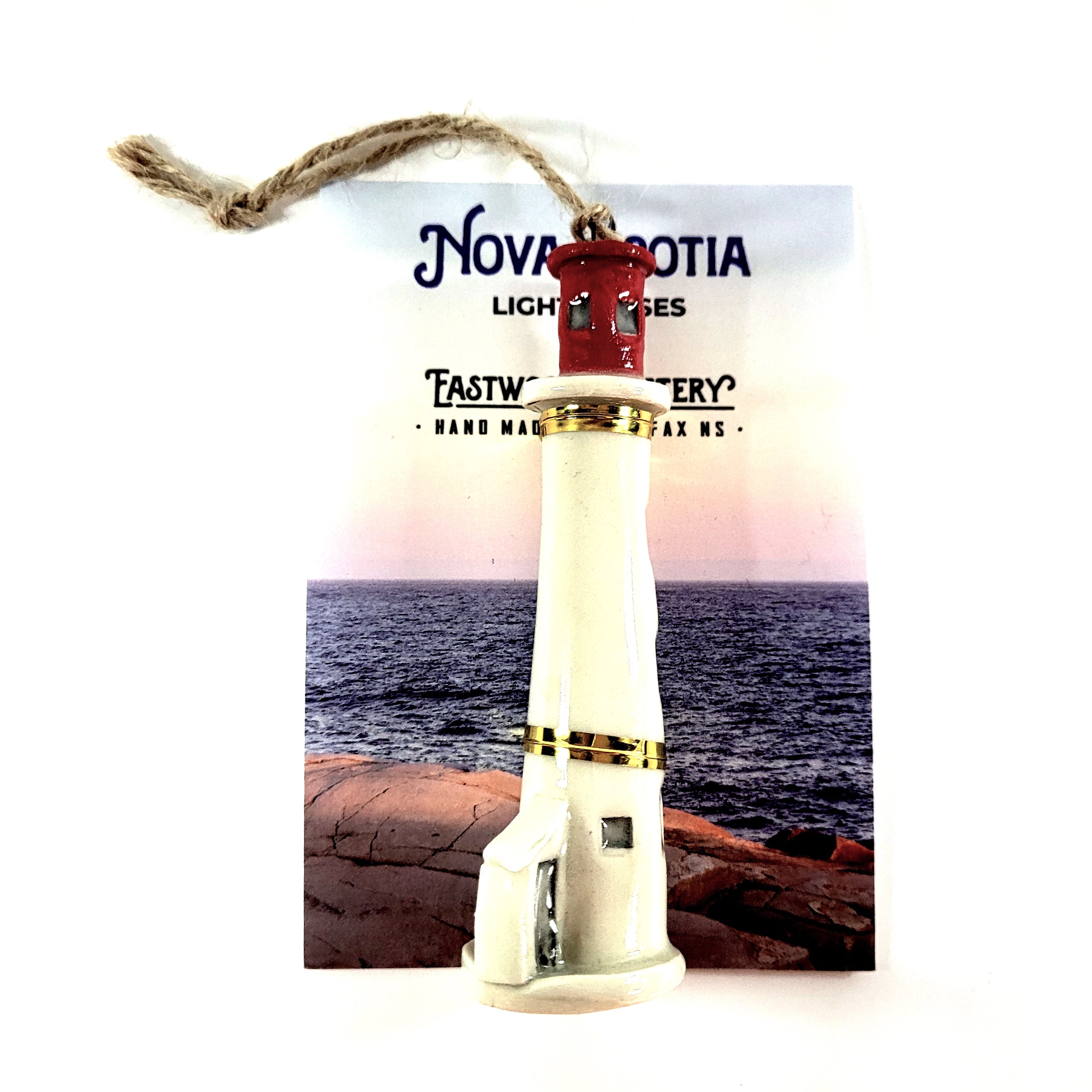 Peggy's Cove Lighthouse Ornament Halifax Citadel Gift Shop