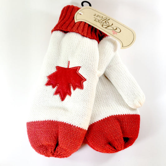 Canada Maple Leaf Mittens