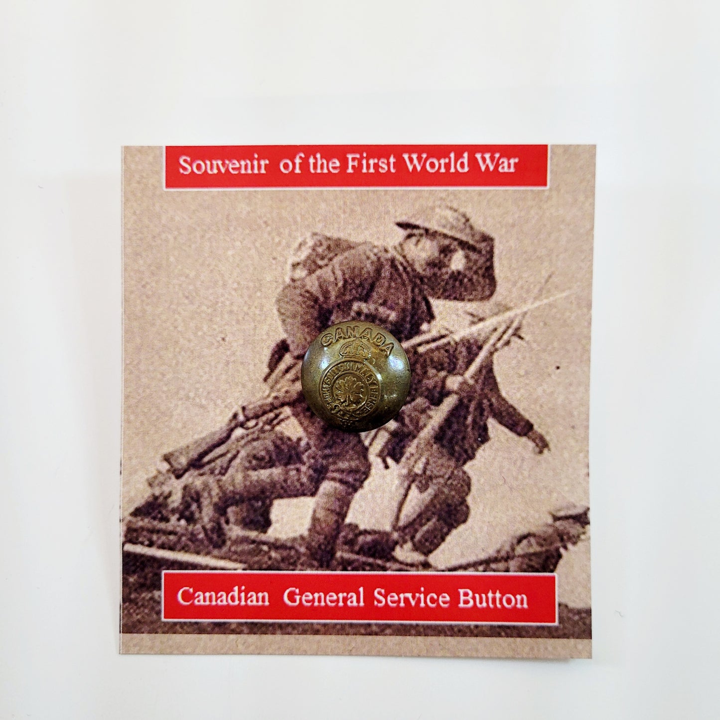 WWI Souvenir Button