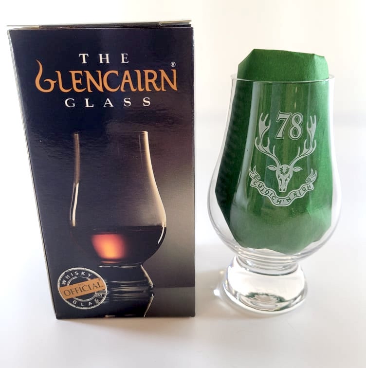 78th Highlanders Glencairn Glass